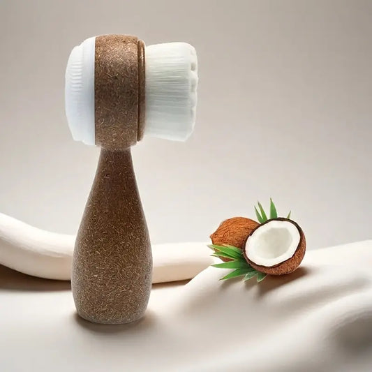 Brosse exfoliante en fibre de coco