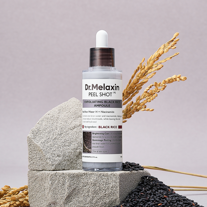 Sérum de riz noir -  Exfoliant naturel