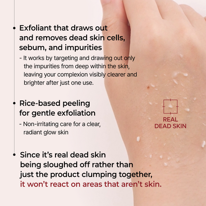 Sérum de riz blanc - Exfoliant naturel